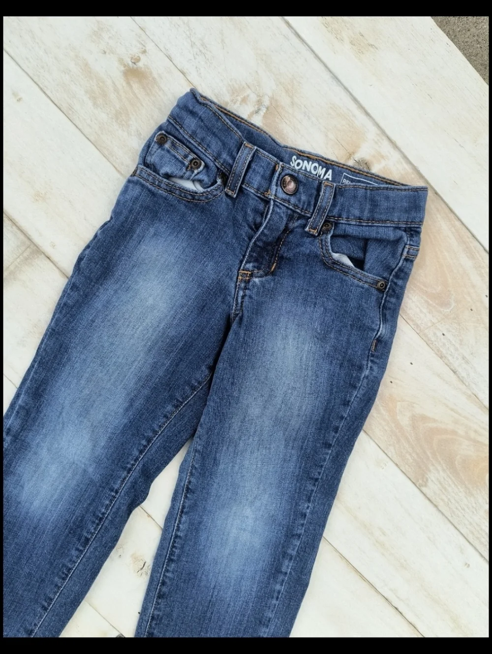 Sonoma Boys Relaxed Fit Denim Light Blue Jeans Size 4 Regular
